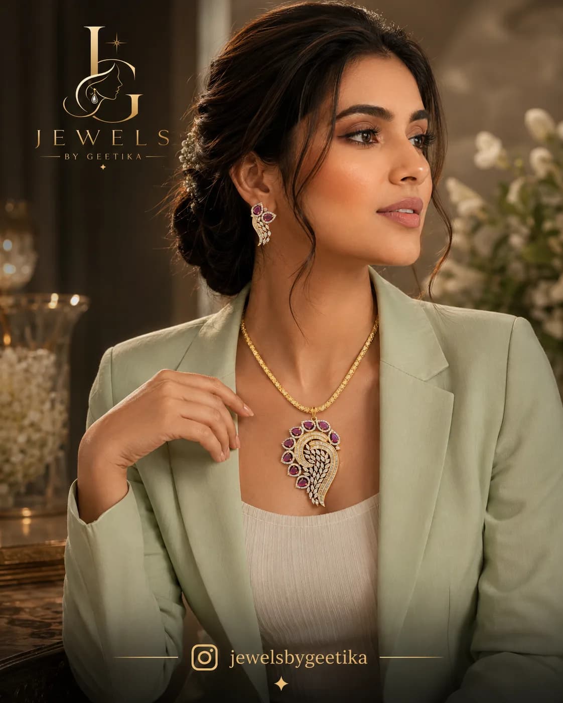 Adaa Necklace Set view 4