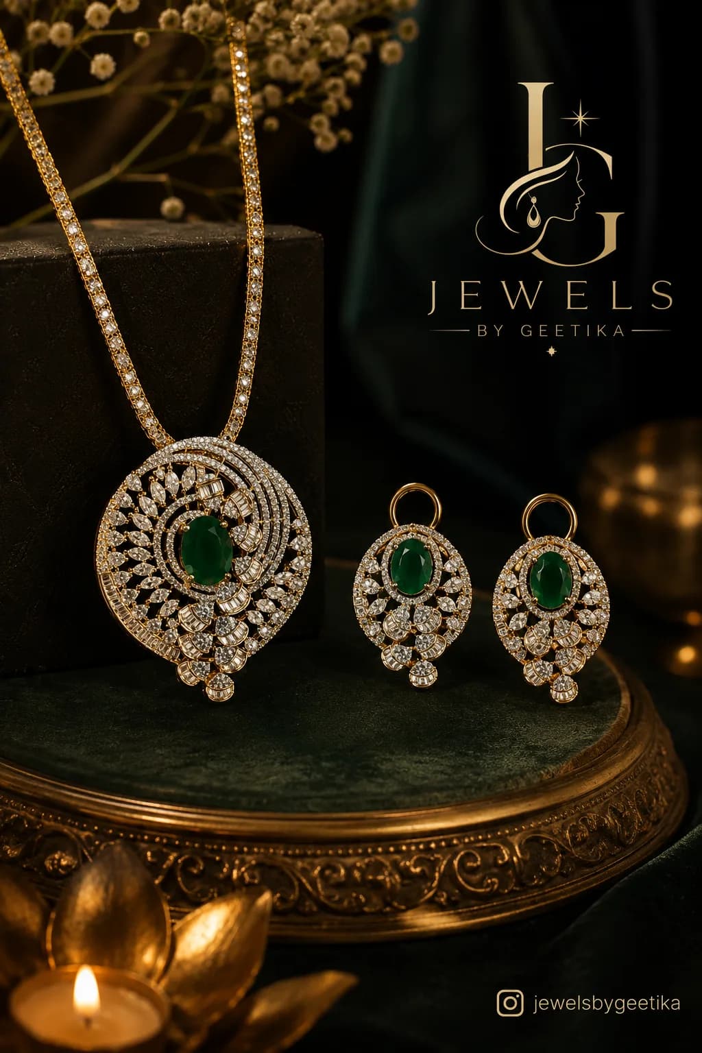 Chandni Necklace Set view 3
