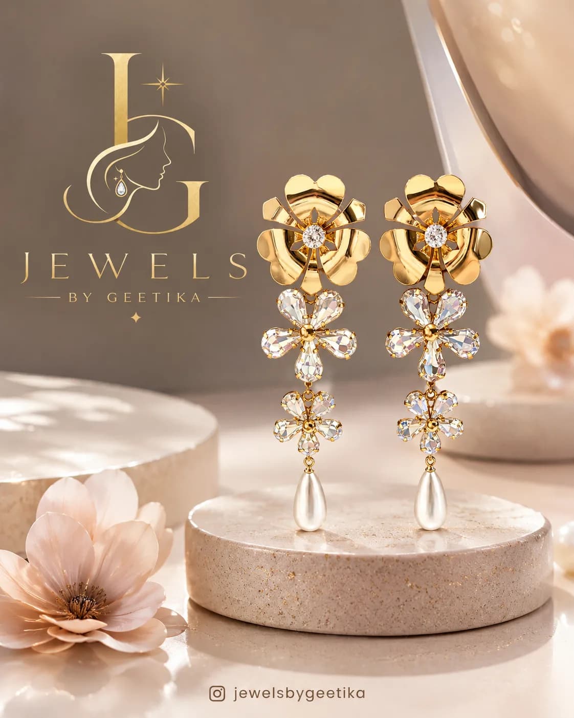 Grace Earrings view 4