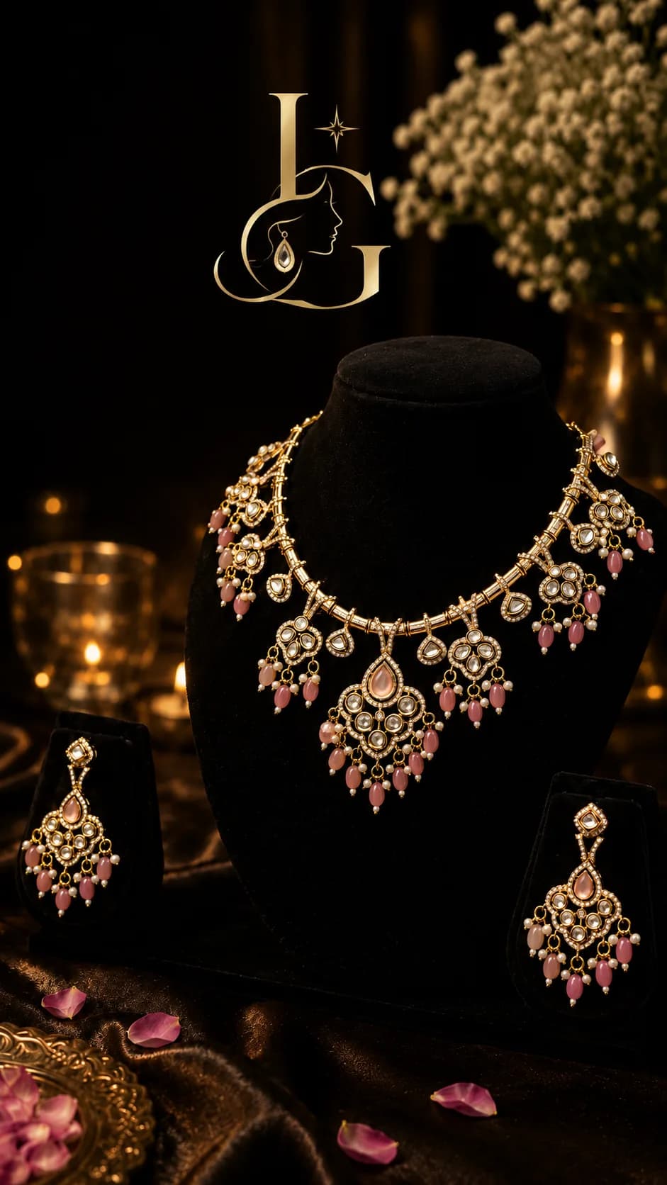 Raahi Necklace Set view 4