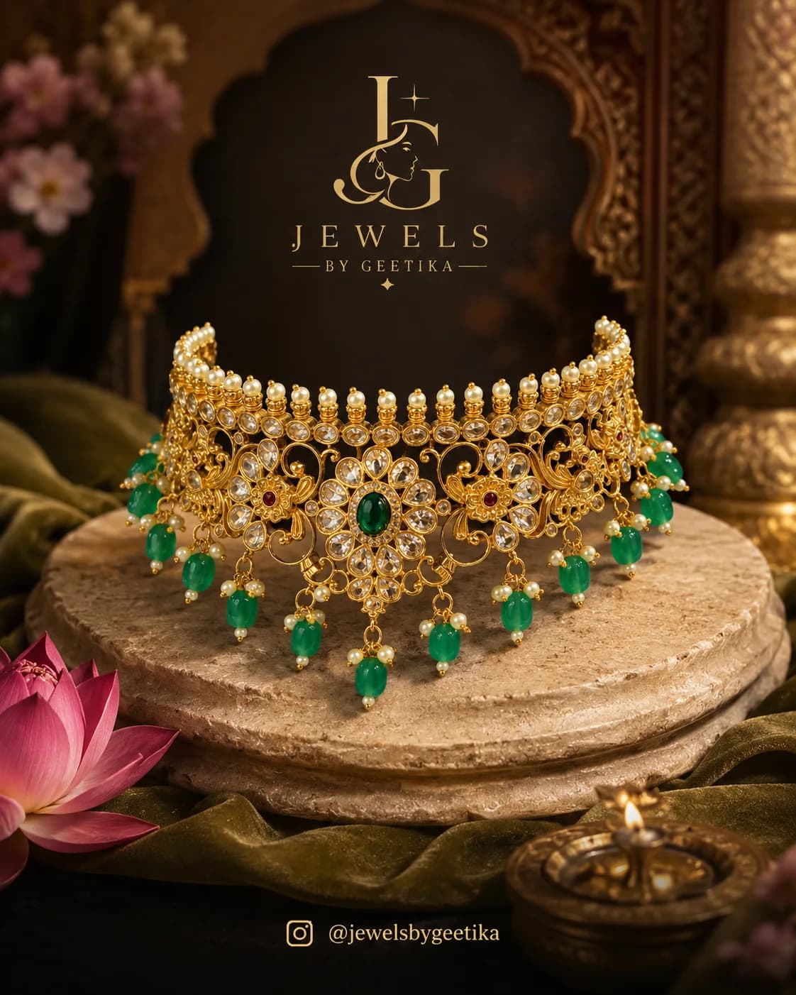 Saanjh Choker Set view 3