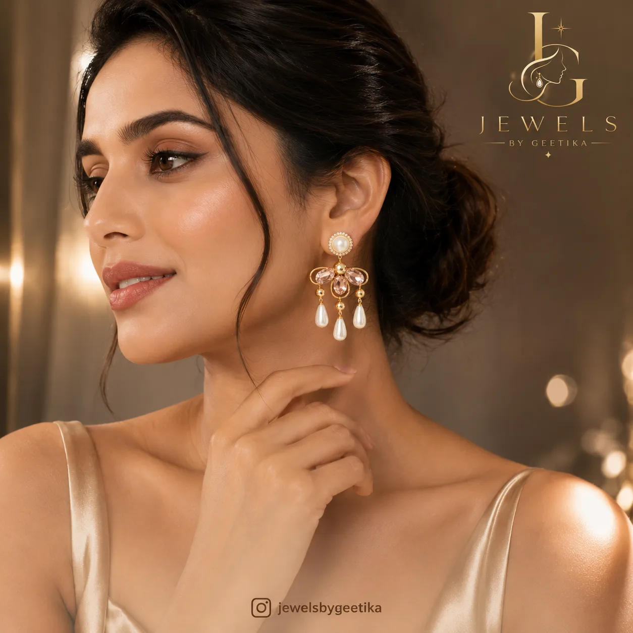 Ziya Earrings view 2