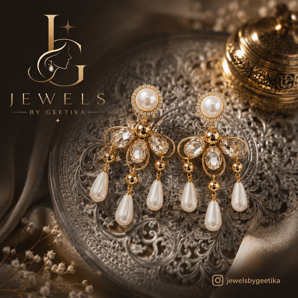Ziya Earrings view 3