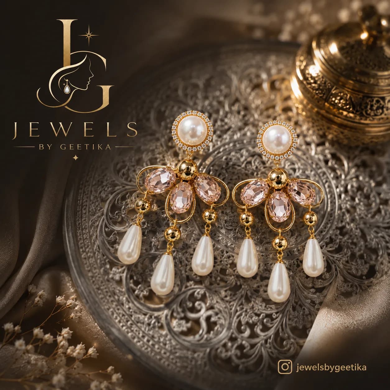 Ziya Earrings view 3