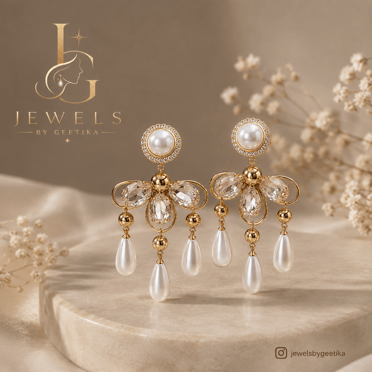 Ziya Earrings view 4