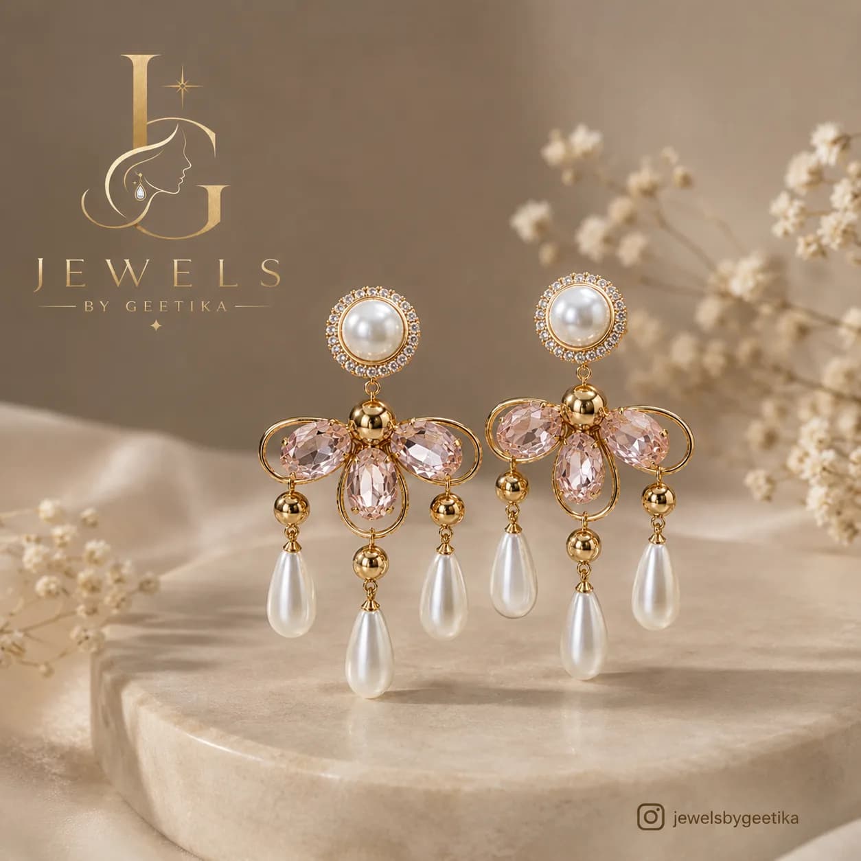 Ziya Earrings view 4